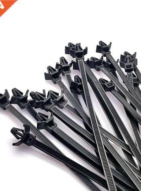 Cars Mount Wire Tie Clip Releasable Nylon Tie Wrap Cable Fas