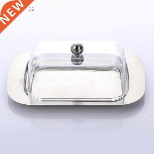 Butter Dish Cheese Box keeper Container Storage With See-thr