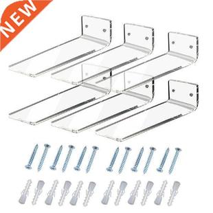 6Pcs Floating Shoe Display Shelves Clear Acrylic Shoe