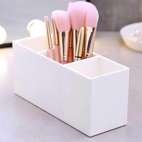 Table Acrylic Makeup Nail Art Brush Holder Cosmetics Storage