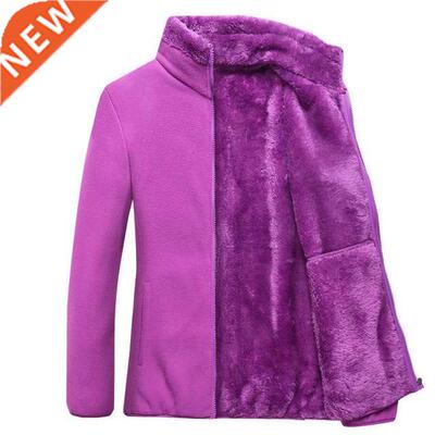 Thick Fleece jacket women's autumn winter outdoor po