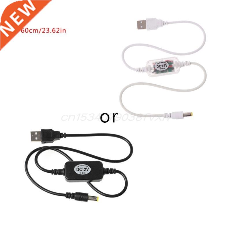 USB 5V To DC 12V 5.5x2.1mm Step Up Cable Power Boost Line Fo