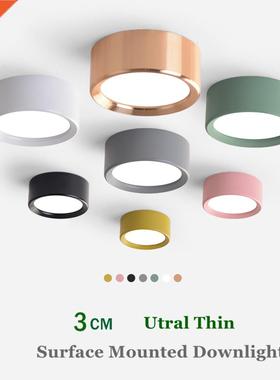 LED Downlight Modern Colorful Ceiling Lamp Surface Mounted S