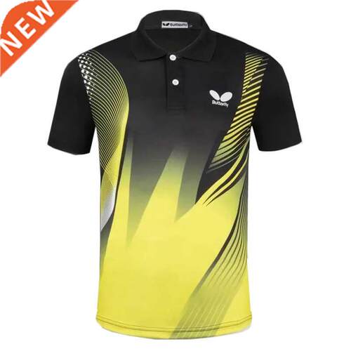 New Quick Drying Table Tennis Clothes Men Shirt T-shirt With