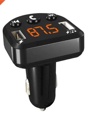 Handsfree Car Kit Wireless FM Transmitter LCD MP3 Player Dua