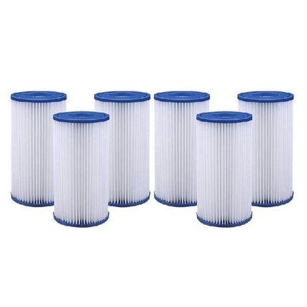 6-Pieces A Or C Replacement Swimming Pool Filter Elements