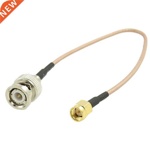 5x GoldPlated BNC Male to SMA Male Connector Coaxial Cable 8