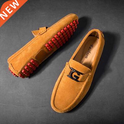Mens Loafers Leather Luxury Designer Spring Summer Moccasin