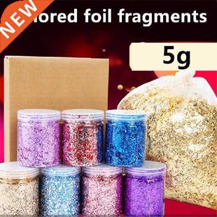 Imitation Gold/Silver Leaf Flakes Foil Art Craft Paper Leaf