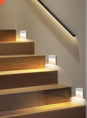 LED Indoor Wall Lamp PIR Motion Sensor Light AA Battery Powe