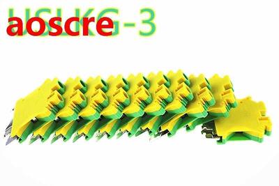 10pcs USLKG-3 Earthing terminal Wiring row Terminal blocks