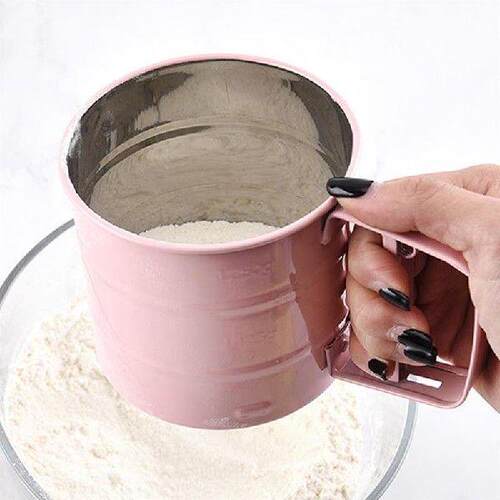 Handheld Stainless Steel Flour Sieve Powder Sifters