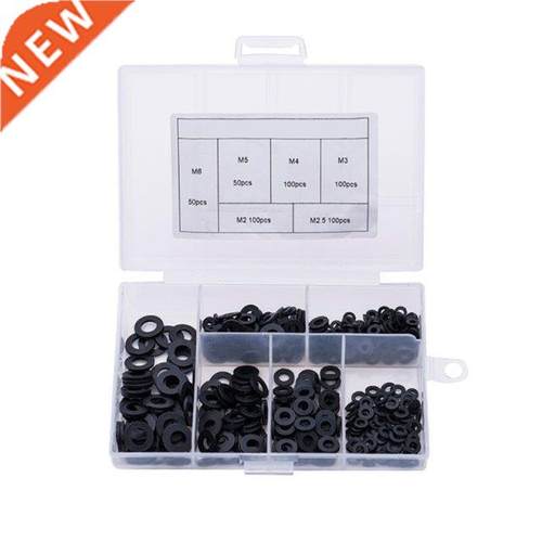 Carbon Steel Flat Machine Washer Plain Black Washer Furnitur