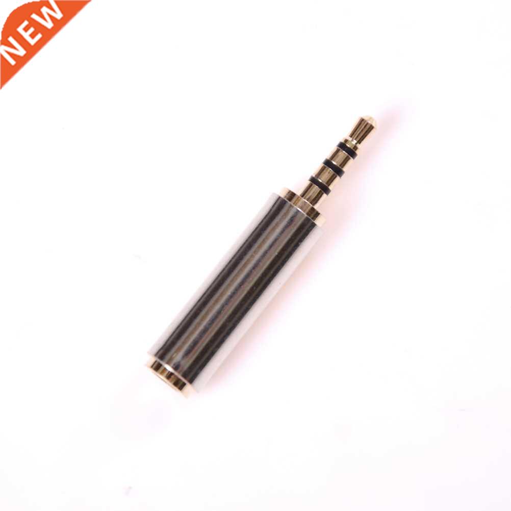 Gold 2.5 mm Male to 3.5 mm Female Plug Converter Headphone