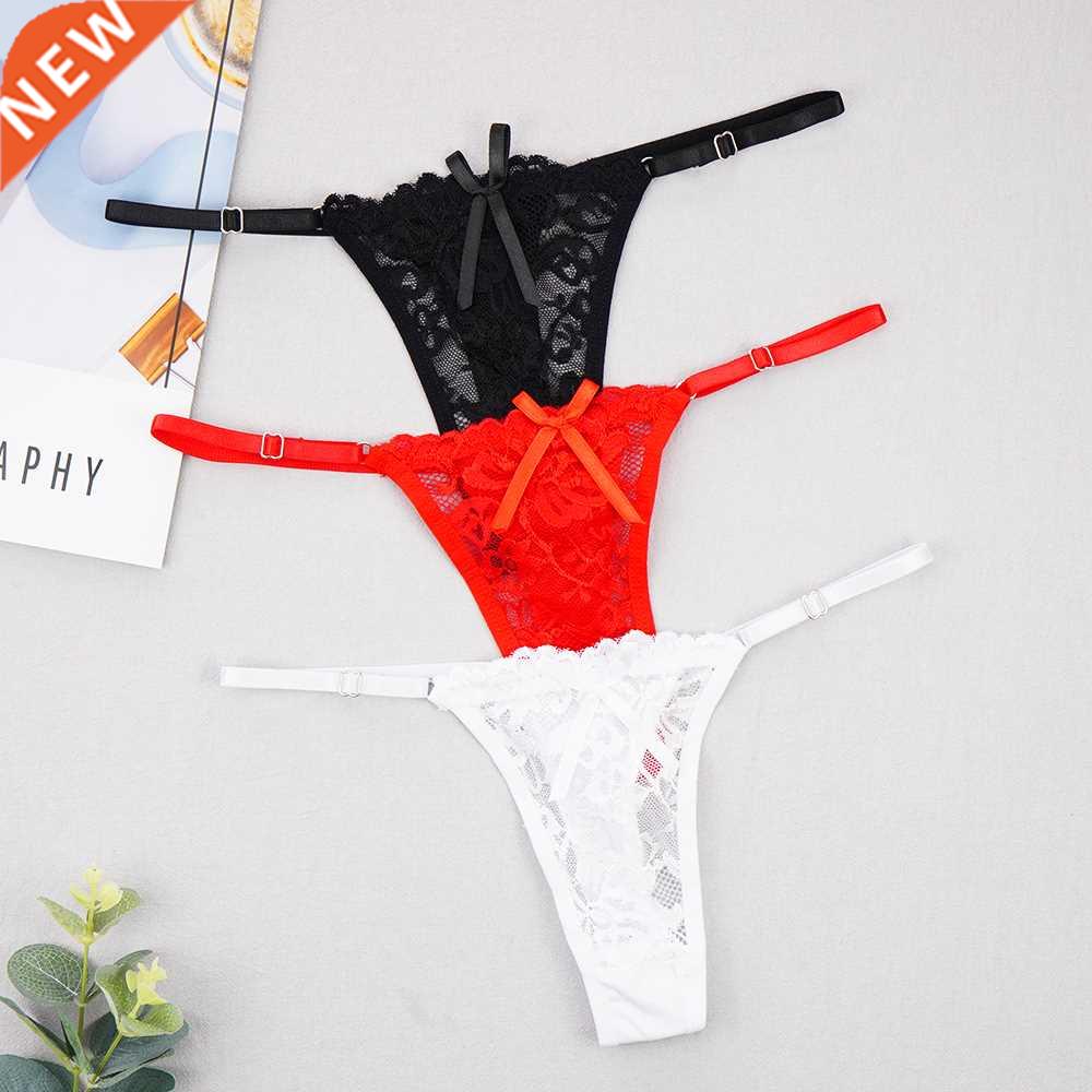 3Pcs/lots Lace Thongs Women Sexy Panties Fashion Erotica Tem