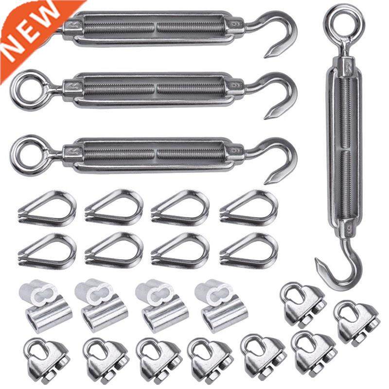 4 Pack 1/8 Inch Cable Railing Kit Included Stainless Steel H