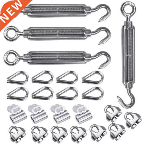 4 Pack 1/8 Inch Cable Railing Kit Included Stainless Steel H