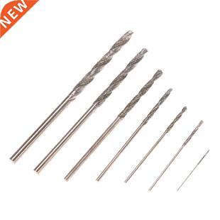 Meterk 7pcs Drill bit set High Hardness Diamond Coated Twist