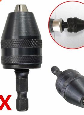 0.5-8mm 1/4 Inch Hex Shank Keyless Drill Chuck Drill Screwdr