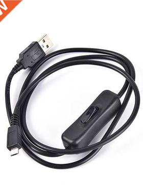 100Cm Color Cble With Switch On/Off Button Micro Usb Chrgi