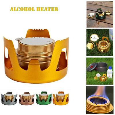 Outdoor Camping Alcohol Stove Copper Portable Student Hot