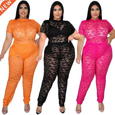 Xl-4xl Large size summer perspective nigclub sexy lace sui
