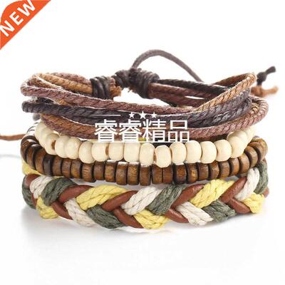 man bangle beaded Bohema bracelet woman Hand jewelry sut