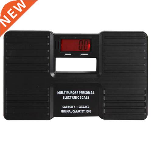 Black Multipurpose Mini Body Health Weight Measuring Scale w