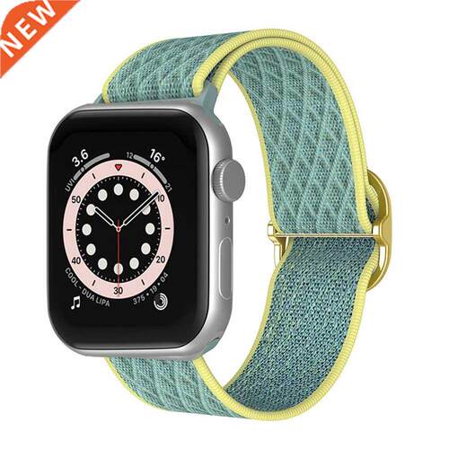 Nylon Loop Strap for apple watch band 45mm 41mm 44mm 40mm 38