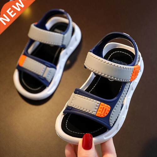 2021 Children's Summer Boys Leather Sandals Baby Sho
