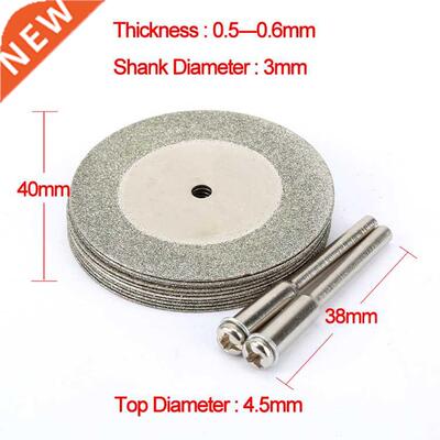 10pcs 40mm Diamond Cutting Wheels For Dremel Rotary Tool +2