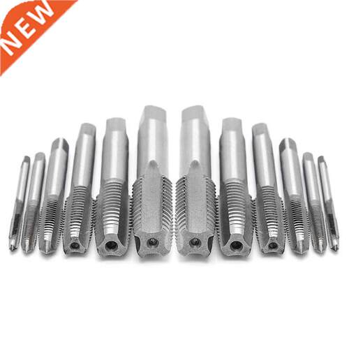 12 Pcs Hand Screw Thread Taps Wire Tapping Bit M3/M4/M6/M8/M