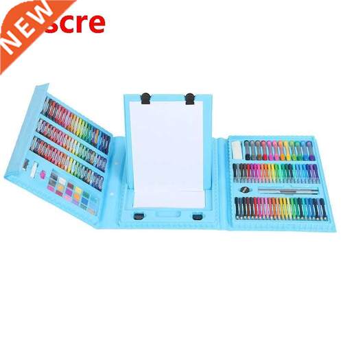 176Pcs/Set Children Oil Painting Stick Tool Kit Colored Penc
