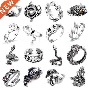 Ring For Women Girls Snake Smile Fashion Men Jewelry Vintage