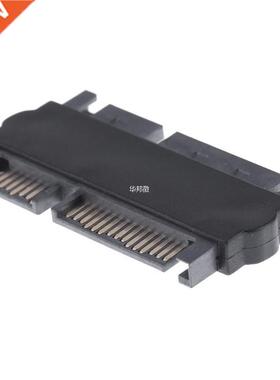 Black High Speed 500Mbps 7+15Pin Male to Male Port Converter