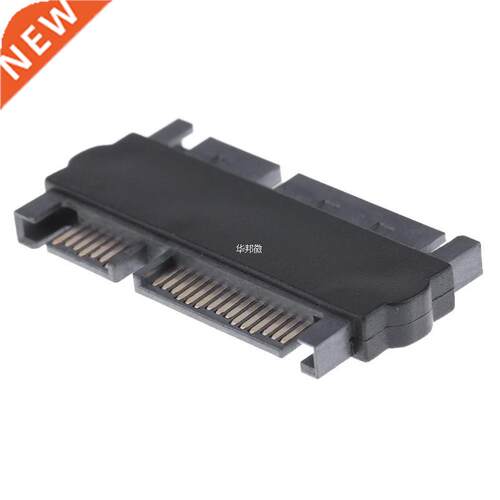 Black High Speed 500Mbps 7+15Pin Male to Male Port Converter