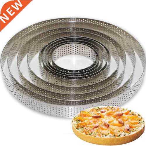 Round Stainless Steel Cake Molds Mousse Cake Tart Circle Mol