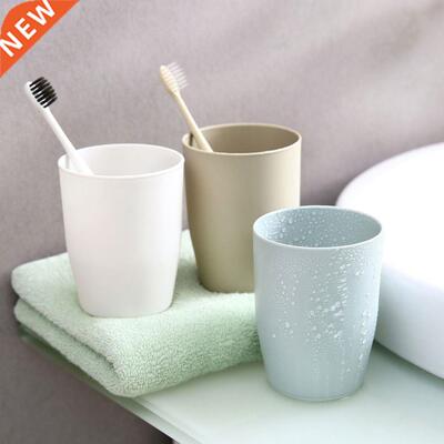 Solid Color Brushing Toothpaste Cup Toothbrush Holder Cup Pl