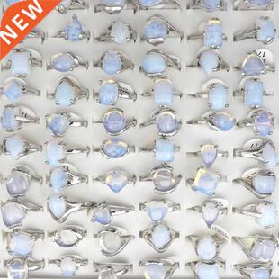 Natural Opal Stone Rngs Fashon Jewelry Women's Rng Bague