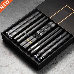 5 Pairs Chinese Japanese Chopsticks For Eating Reusable