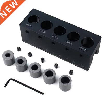 90 Degree Straight Angle Drill Guide Pocket Hole Jig Kit Alu