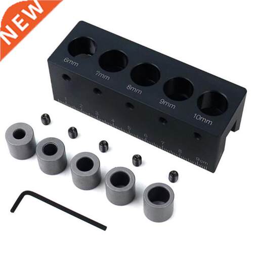 90 Degree Straight Angle Drill Guide Pocket Hole Jig Kit Alu