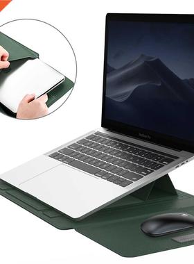 Laptop Sleeve Bag Case Stand with Cable Strap Mouse Notebook