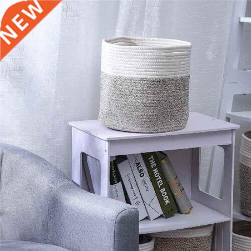 Cotton Rope Storage Baskets pcs Weaving Nordic Home