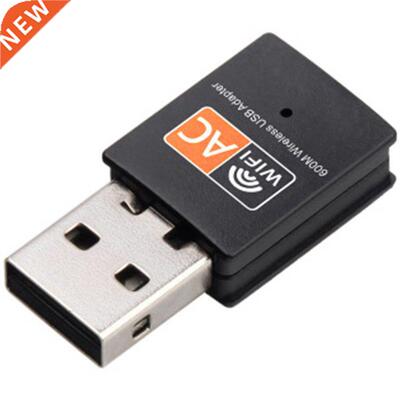 600Mbps USB WiFi dpter Dul Bnd 2.4G/5.G C Wireless Ethe
