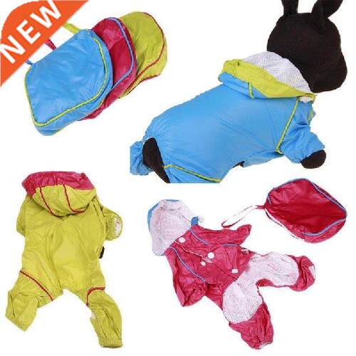 New Pet Dog Rain Coat Waterproof Clothes Labrador Golden