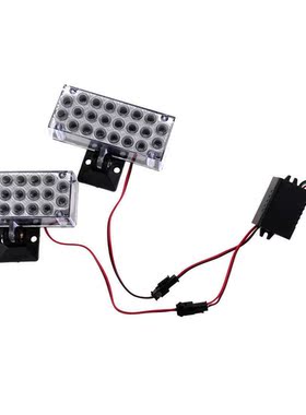 2 x 22 LED Car Flashing Emergency Light Grill Strobe Flash L