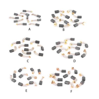 10pcs Power Tool Carbon Brush Electric Hammer Angle Grinder