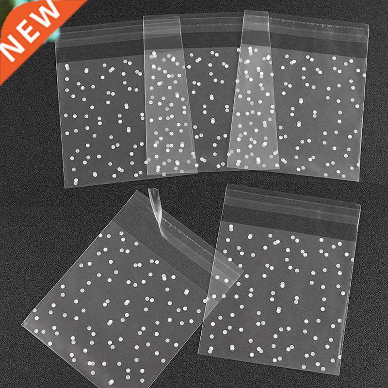 100pcs/set Gift Packing Bag Plastic Biscuits Packaging Bread