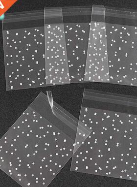 100pcs/set Gift Packing Bag Plastic Biscuits Packaging Bread